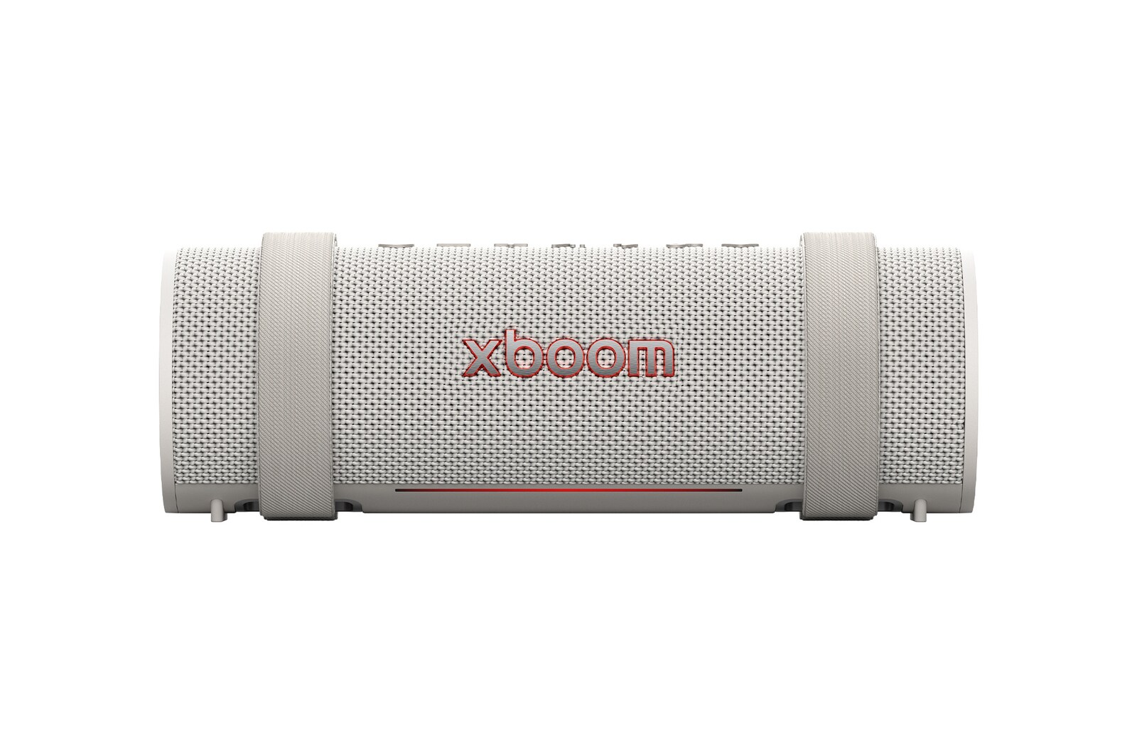 Vista frontal de LG xboom Grab by will.i.am | Parlantes Bluetooth | Sonido xboom con la máxima portabilidad